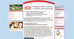 Desktop Screenshot of frauenarbeit-ekm.de
